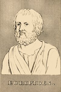 Euripides, um 480-406 v. Chr., 1830 von Unbekannt
