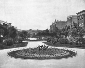 Eutaw Place Blick nach Norden, Baltimore, Maryland, USA, ca. 1900 von Unbekannt