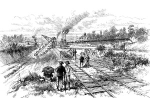 Ausgrabungen am Panamakanal, 1888 von Unbekannt