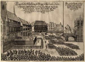 Hinrichtung von 27 protestantischen Führern auf dem Altstädter Ring in Prag am 21. Juni 1621, 1621