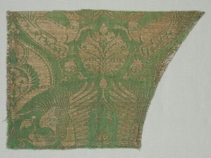 Exotische Goldmuster-Seide, 1360-1400