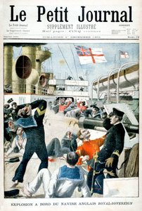 Explosion an Bord des britischen Kriegsschiffs HMS Royal Sovereign, 1901
