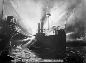 Explosion auf der SS Maine, 1898, ca. 1910