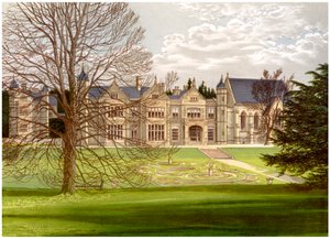 Exton House, Rutland, Heim des Earl of Gainsborough, um 1880 von Unbekannt