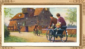 Familientandem mit Seitenwagen, 1939