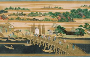 Berühmte Orte des Sumida-Flusses, zweite Hälfte des 18. Jahrhunderts
