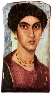 Fayum-Porträt, antikes Ägypten, römische Zeit, um 200 n. Chr., 1956 von Unbekannt
