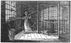 Weibliche Seidenarbeiterin, Spitalfields, London, 1833 von Unbekannt