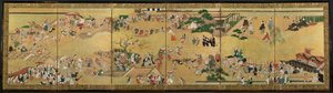 Festivalszenen, 1615-99 von Unbekannt