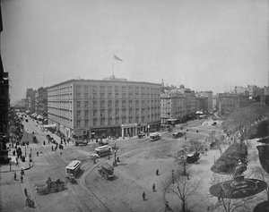 Fifth Avenue und Madison Square, New York, ca. 1897 von Unbekannt