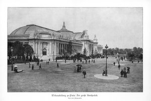 Palast der Schönen Künste, Pariser Weltausstellung, 1889 von Unbekannt