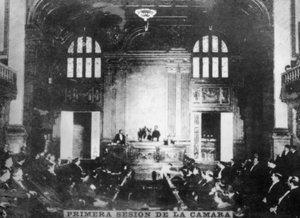 Erste Sitzung der Kammer, 1902, 1920er Jahre von Unbekannt