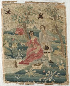 Anglerin, 1700er Jahre von Unbekannt