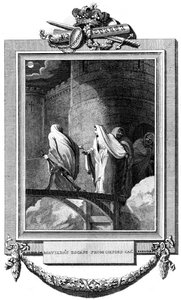 Flucht von Matilda aus Oxford, 1142, 1789