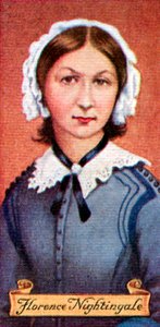 Florence Nightingale, aus einer Serie von Zigarettenkarten, 1935