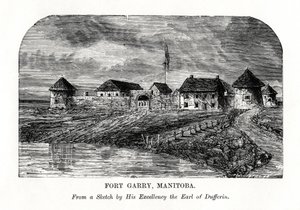 Fort Garry, Manitoba, Kanada, späte 19. Jahrhundert von Unbekannt