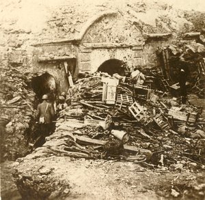 Fort von Souville, Verdun, Nordfrankreich, ca. 1914-1918 von Unbekannt