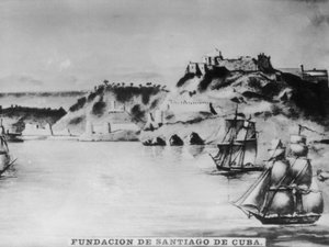 Gründung von Santiago de Cuba, 1515, 1920er Jahre von Unbekannt