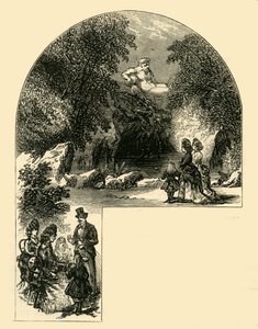 Brunnen in den Surrey Gardens, ca. 1878 von Unbekannt