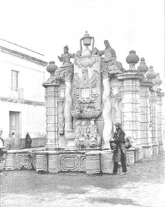 Brunnen der fallenden Wasser, Mexiko-Stadt, Mexiko von Unbekannt