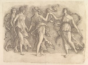 Vier tanzende Musen, ca. 1497