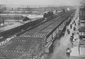Vier Meilen Super-Track zum Schnellfahren in New York City, um 1935