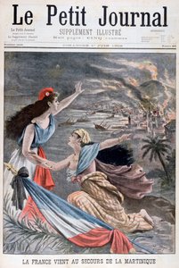 Frankreich unterstützt Martinique, 1902