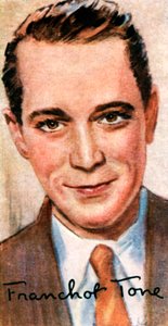 Franchot Tone, amerikanischer Schauspieler von Unbekannt