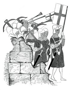 Bruderschaft der Armbrustschützen, 15. Jahrhundert, 1870