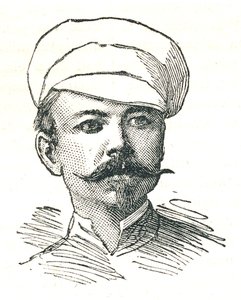 Frederic Villiers, 1851-1922, britischer Kriegszeichner und Kriegsberichterstatter, 1893