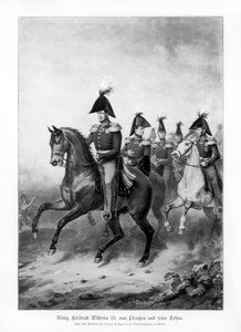Friedrich Wilhelm III., König von Preußen, und seine Söhne, 1900 von Unbekannt