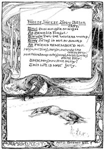 Friere, friere, du bitterer Himmel, 1895 von Unbekannt