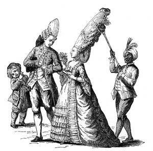 Französisches Kostüm, 1885