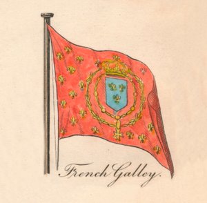 Französische Galeere von Unbekannt