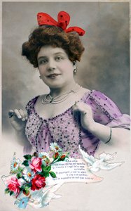 Französische Postkarte, um 1900