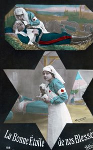 Französische Postkarte aus dem Ersten Weltkrieg, 1914-1918 von Unbekannt