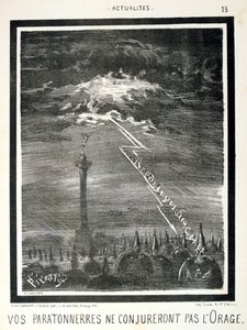 Französische anti-preußische Karikatur, 1871