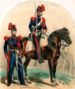Französische Artillerieuniformen