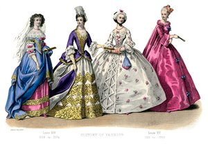 Französisches Kostüm: Ludwig XIV., Ludwig XV., 1882
