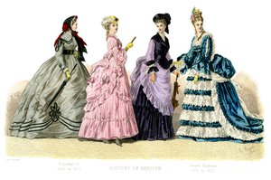 Französisches Kostüm: Napoleon III., Gegenwärtige Mode, 1882