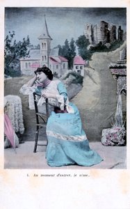 Französische Postkarte, ca. 1900 von Unbekannt