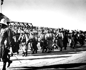 Französische Truppen, Tientsin, China, 1900 von Unbekannt