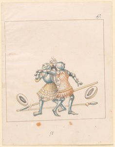Freydal, Das Buch der Turniere und Turniere von Kaiser Maximilian I: Kämpfe...Tafel 152