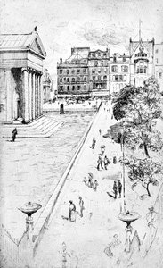 Von den Stufen des Hügels, Edinburgh, 1900
