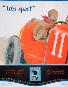 Titelbild der Zeitschrift Tres Sport, Juli 1922 von Unbekannt