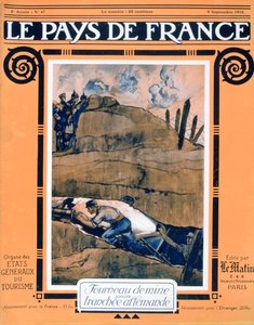 Titelseite von Le Pays de France, 9. September 1915 von Unbekannt