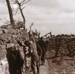 Frontlinie, Diksmuide, Belgien, ca. 1914-1918