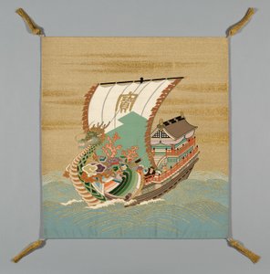 Fukusa-Geschenkverpackung, Japan, späte Edo-Periode bis Meiji-Periode von Unbekannt
