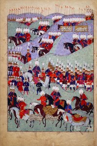 Beerdigung von Sultan Suleyman dem Prächtigen. Geschichte von Sultan Suleyman, 1579 von Unbekannt
