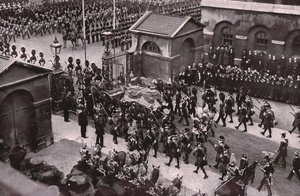 Trauerzug von König Edward VII., Whitehall, London, 20. Mai 1910